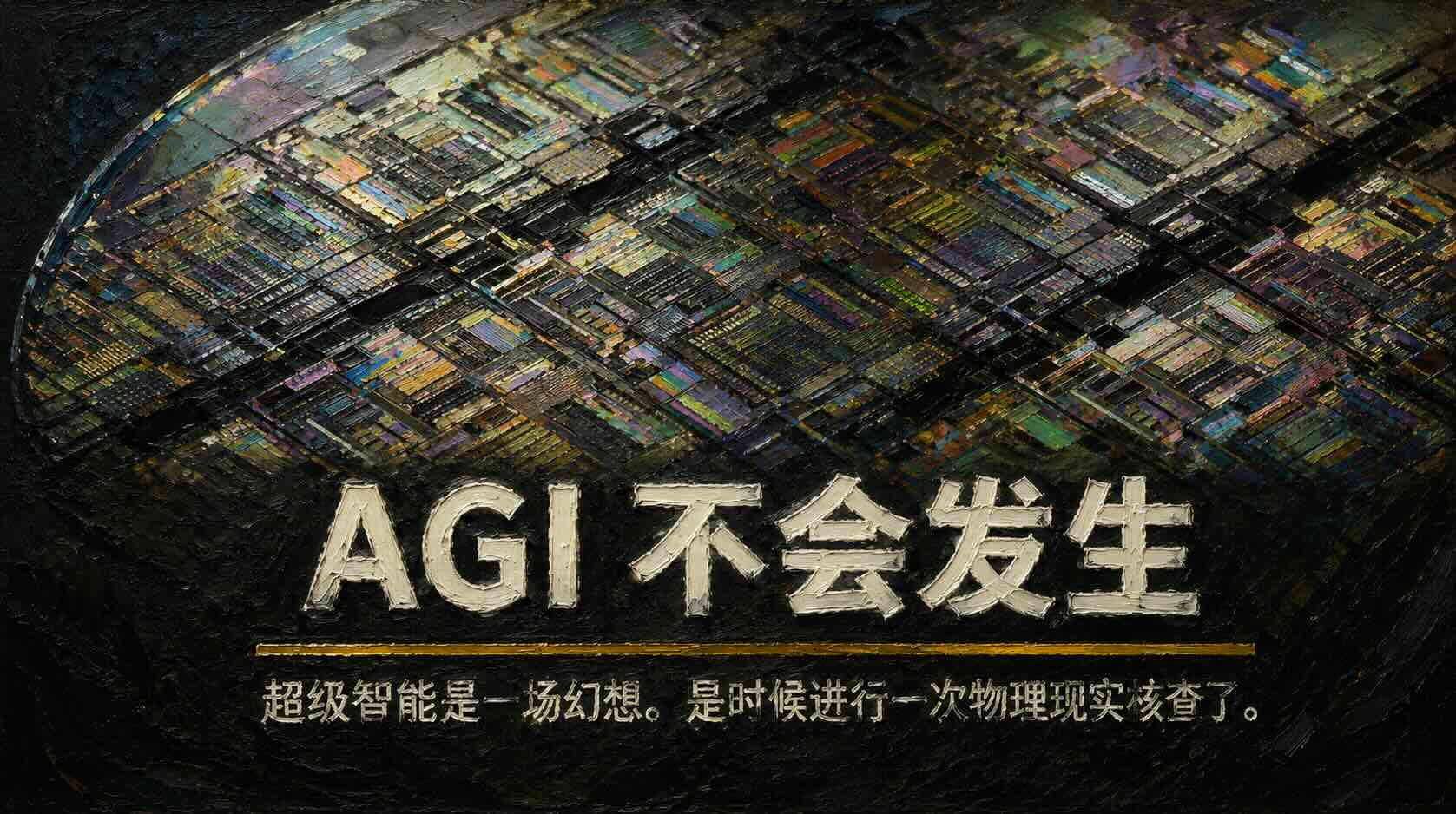 Why AGI Will Not Happen